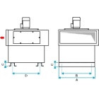 Aldes - Sac de 4 plots anti-vibratiles ProtectONE® T