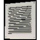 Aldes - Grille extérieure GAT 150x200 mm - Aluminium avec grillage anti-moustique
