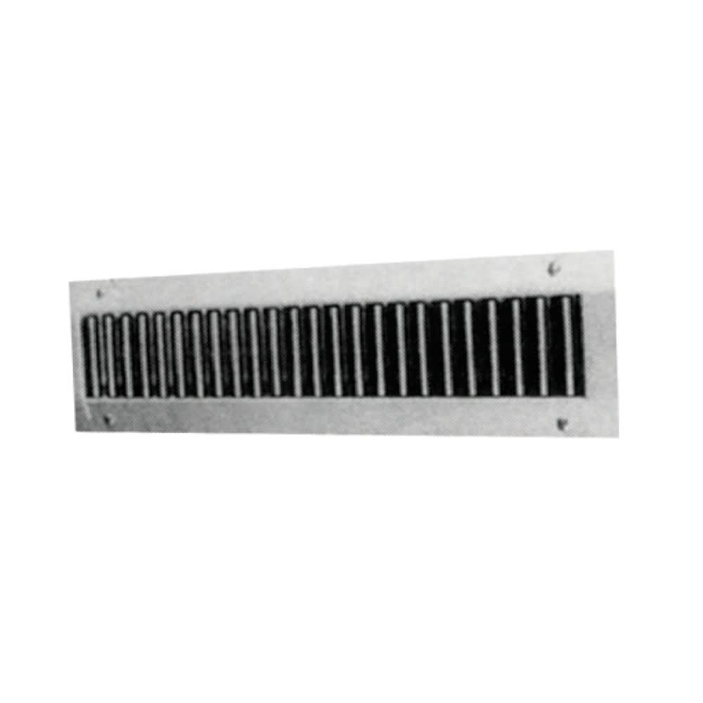Aldes - Grille sur conduit simple déflexion de soufflage en acier GD 102 - 1225x125 mm
