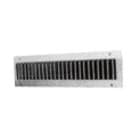 Aldes - Grille sur conduit simple déflexion de reprise en acier GD 102 - 625x125 mm