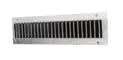 Aldes - Grille sur conduit simple déflexion de reprise en acier GD 102 - 525x75 mm