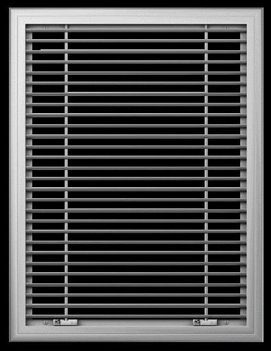 Aldes - Grille fixe GFA pour volet de désenfumage OPTONE.H 400x650