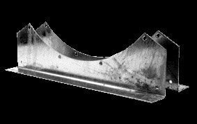 Aldes - Jeu de 2 pieds supports en tôle HELIONE D1250