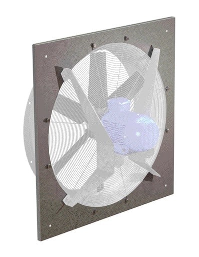 Aldes - Plaque carrée fixation murale HELIONE D700