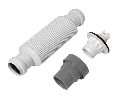 Aldes - Kit évac. condensats pour InspirAIR® Side avec siphon plat DN 32 et raccord