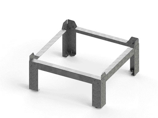 Aldes - Kit fixation sol InspirAIR® Top pour unité de ventilation double-flux