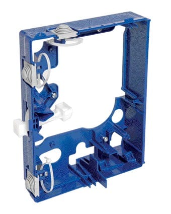 Aldes - Boîtier plastique principal bleu et commande manuelle pour clapets Isone