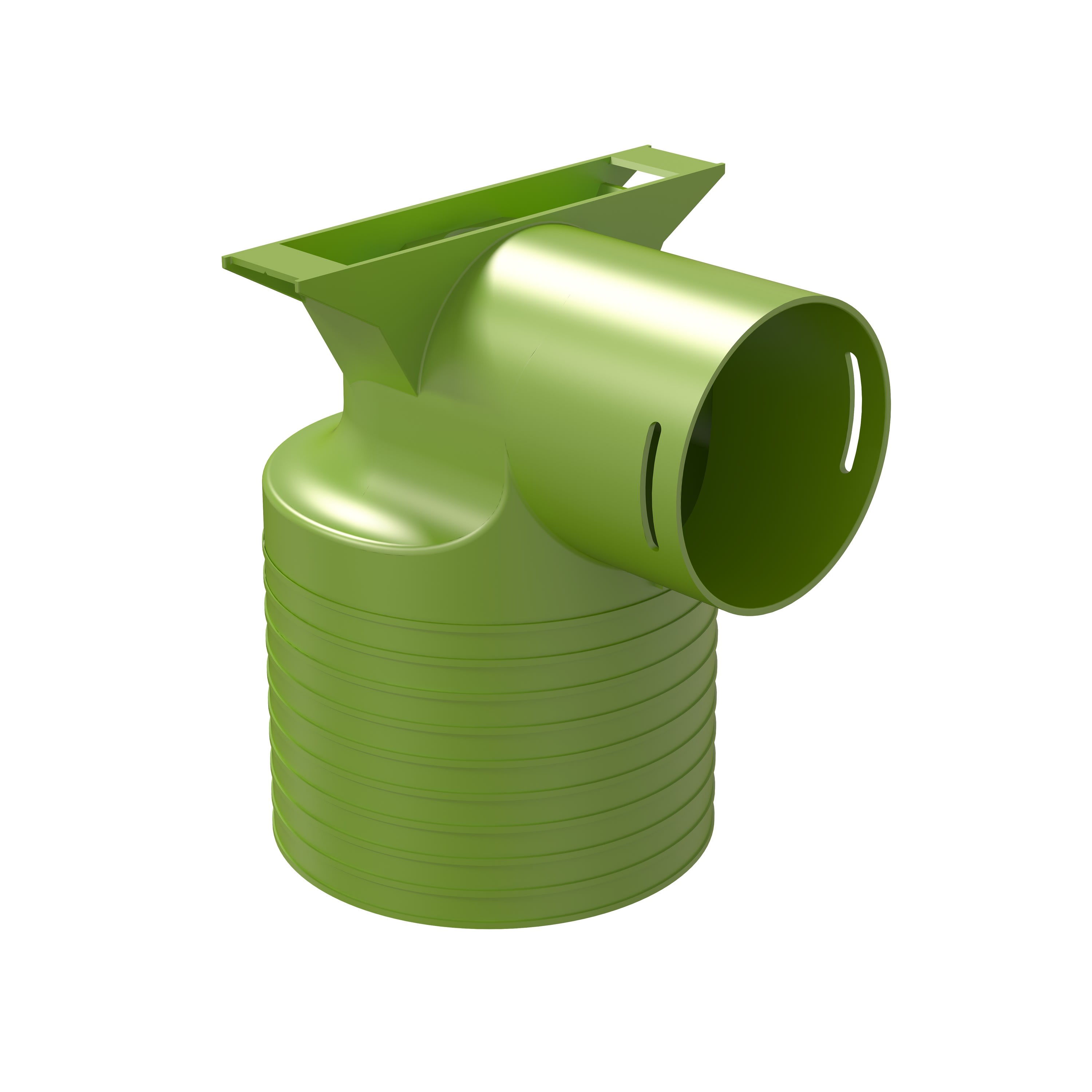 Aldes - Manchettte droite pour 1 conduit OPTIFLEX PRO D75 et une bouche D125