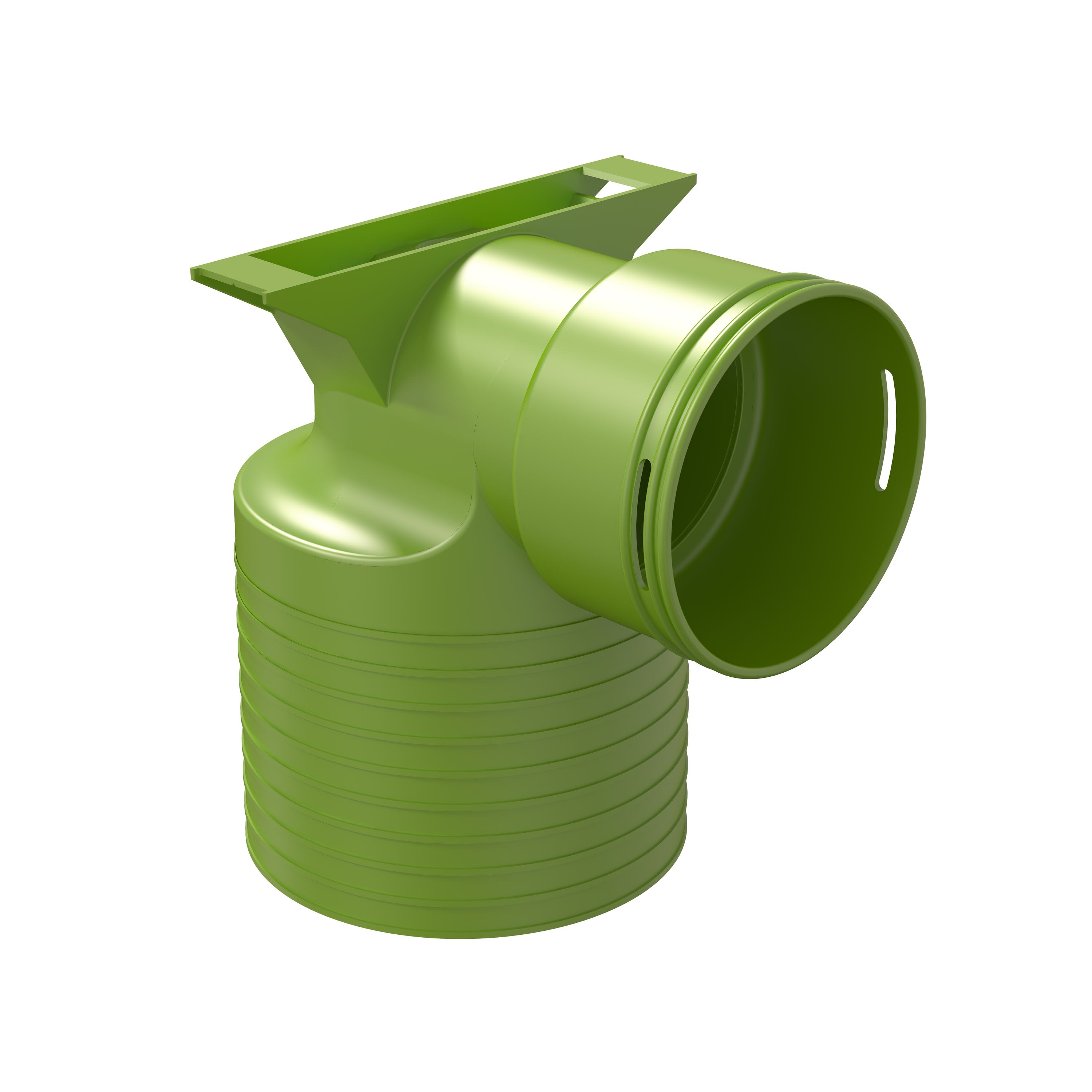 Aldes - Manchettte droite pour 1 conduit OPTIFLEX PRO D90 et une bouche D125