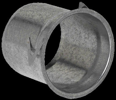 Aldes - Manchette d'installation pour SR 135 dans plafond placo D100