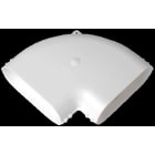 Aldes - Coude Minigaine blanc 90° horizontal équivalent D80 (40x100)