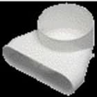 Aldes - Coude Minigaine blanc mixte vertical équivalent D125 (60x200)