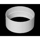 Aldes - Raccord Minigaine blanc femelle pour conduit équivalent D125