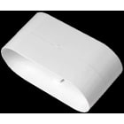 Aldes - Raccord Minigaine blanc droit équivalent D80 (40x100)