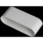 Aldes - Raccord Minigaine blanc male longueur 80mm équivalent D125 (200x60)