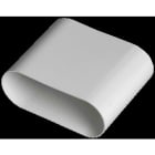Aldes - Raccord Minigaine male longueur 80mm équivalent D80 (40x100)