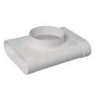 Aldes - Té Minigaine blanc mixte vertical équivalent D125 (60x200)