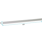 Aldes - Obturateur autocollant pour menuiserie - blanc