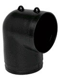 Aldes - Coude équierre pour bouche diamètre 80 mm