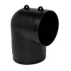 Aldes - Coude équierre pour bouche diamètre 80 mm