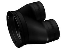 Aldes - Culotte Optiflex® Easyclip diamètre 125 mm pour 2 conduits diamètre 90 mm