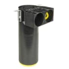 Aldes - Manchette Optiflex longue D125 coudée à 90° avec 2 piquages pour conduit D90