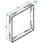 Aldes - Contre-cadre volet OPTONE-H + Grille - 400x650