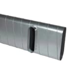 Aldes - Piquage droit oblong sur plat galvanisé PDOP - L 515mm x H 215mm