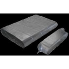Aldes - Piquage droit oblong galvanisé PDO à 90° - L 410 mm x H 165 mm - Diamètre 215 mm