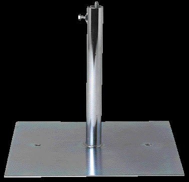 Aldes - Pied Support terrasse PTE grande platine 300x300mm