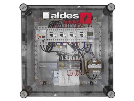 Aldes - Coffret désenfumage parking habitat ParkONE DAH GV 2.5-4A PV 1.6-2.4A