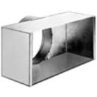 Aldes - Plénum en acier pour grille avec 2 piquages sur l'arrière MT F3 1000x150 D160