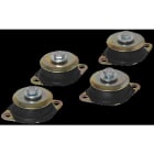 Aldes - Lot de 4 plots anti-vibratiles - diamètre 40 mm et shore 45