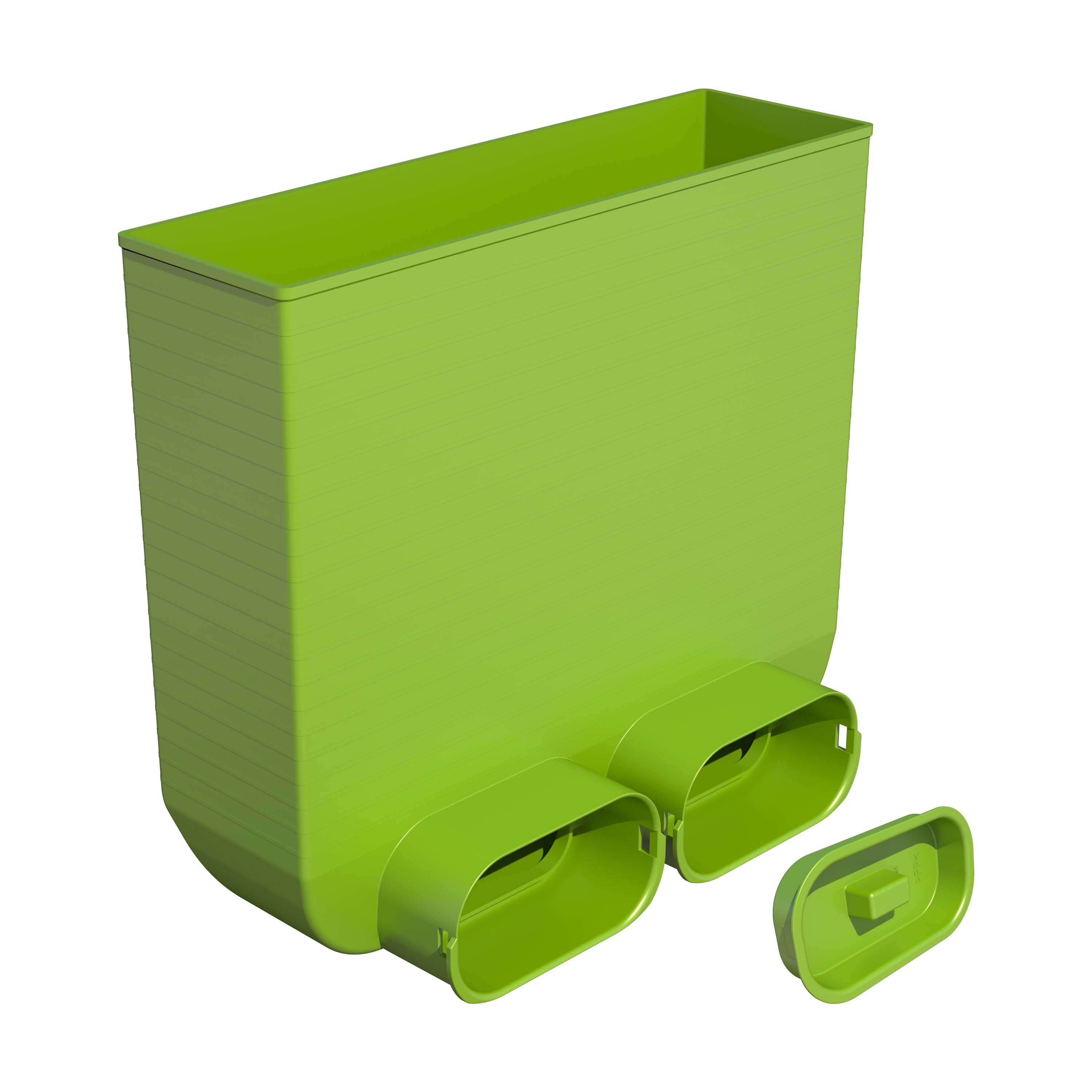 Aldes - Manchettte 90° pour 2 conduits OPTIFLEX PRO 100X50 et une bouche rectangulaire