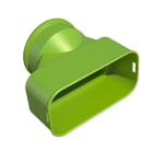 Aldes - Raccord caisson OPTIFLEX PRO pour conduit oblong 130X60