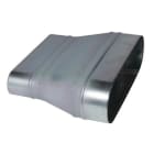 Aldes - Réduction concentrique oblongue galvanisé RCO - L 475 x H 165mm/l 450 x h 100mm