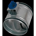 Aldes - Registre aluminium perforé - Diamètre 125