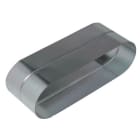 Aldes - Raccord mâle oblong galvanisé RMO - L 645mm x H 265mm