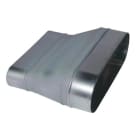 Aldes - Réduction oblongue tangentielle sur plat galvanisé ROTP- L700 x H165/l450 x h100