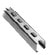 Aldes - Rail supportage 41/41 épaisseur 2.5 mm L 2m