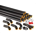 Aldes - Kit réseau clipsable (sans colle) diamètre 44mm pour 1 prise