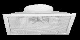 Aldes - Diffuseur soufflage réglable carré à tôle perforée ouvrante SC310R D160 300x300