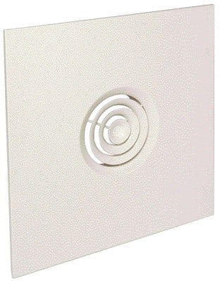 Aldes - Diffuseur fixe pour dalles de plafond 600x600 acier blanc SC 832 TP D160