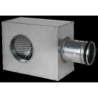 Aldes - Plénum en acier pour diffuseur avec piquage sur le côté LRE D160