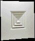 Aldes - Diffuseur fixe pour dalles de plafond 600x600 acier blanc SF 704 TP 300x300mm