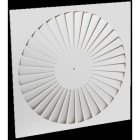 Aldes - Diffuseur fixe hélicoïdal pour dalle plafond 600x600 acier blanc SF 786