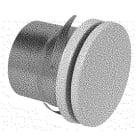 Aldes - Bouche à noyau acoustique réglable de soufflage/reprise acier blanc SR 135 D125