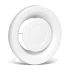 Aldes - Bouche à noyau réglable de reprise acier blanc SR 143 D80