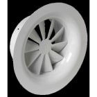 Aldes - Diffuseur circulaire fixe à jet hélicoïdal pr plafond en acier blanc SR 861 D250
