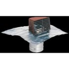 Aldes - Chapeau de toiture tuile et plaque de plomb D125